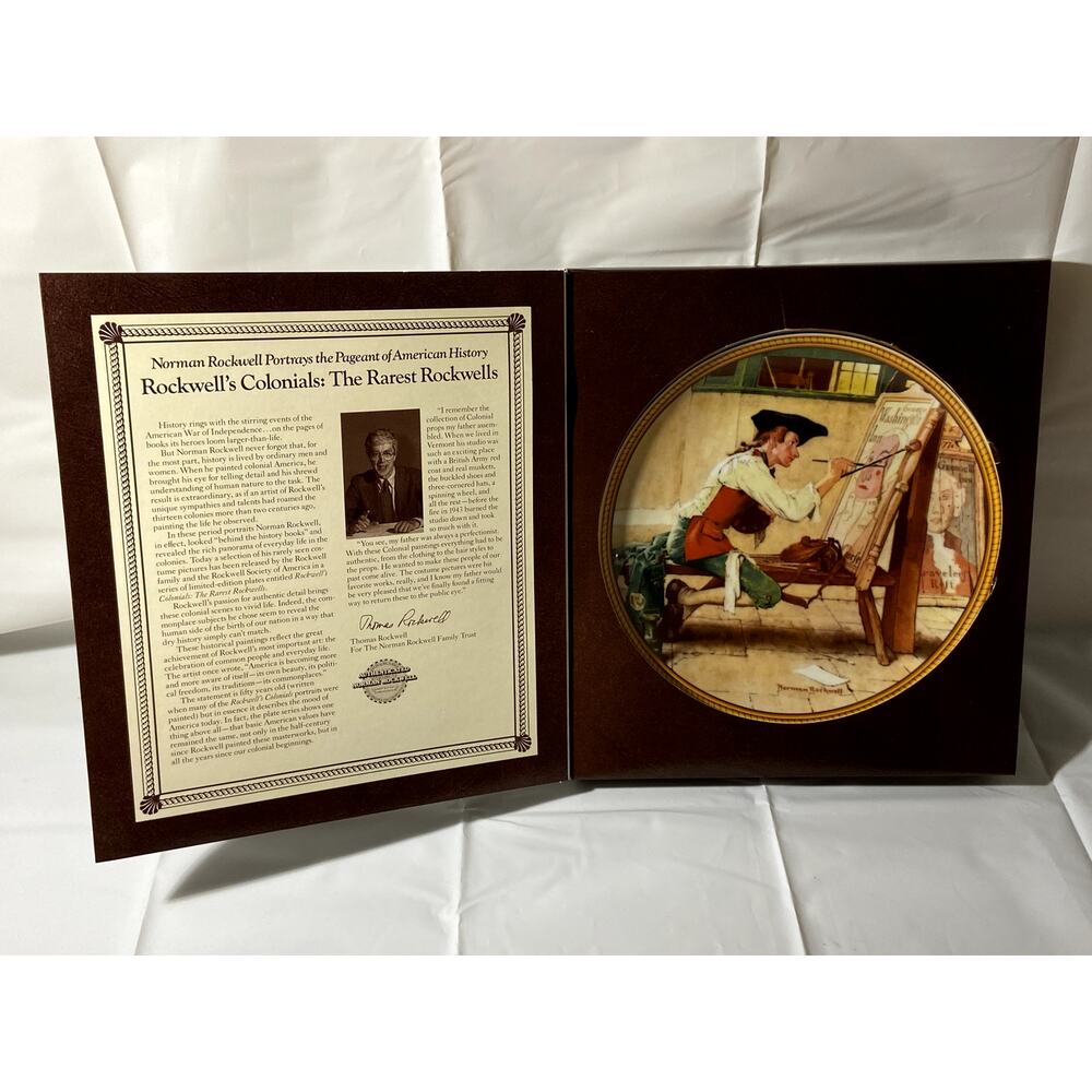 Rockwell colonial plate